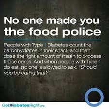 What can type 1 diabetics eat. Just So Everyone Knows You Can Eat Whatever You Want When You Count Your Carbs As Long As You Take The Right Amou Type One Diabetes Type 1 Diabetes Diabetes