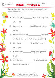 Download Adverbs Worksheet 24 Worksheets For Class 1 Adverbs Worksheet Adverbs