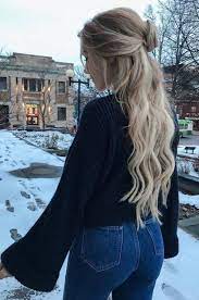 Skinny Jeans Plus Wide Long Sleeves Sweater Hair Styles Long Hair Girl Long Hair Styles
