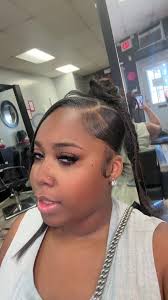 3 Bun Mohawk Black Girl