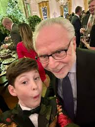 A night I'll always treasure ❤️✨ Attending the White House Christmas party  with my amazing son by my side. Is he handsome or what? 🥰🎄 #motherson  #son love #christmasparty #washingtondc #christmas2024 Fox