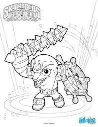 Skylanders Trap Team Character Flip Wreck Coloring Sheet More Skylanders Coloring Pages On Hellokids Com