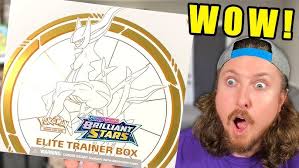 Opening a Pokemon Brilliant Stars Pokemon Center Elite Trainer Box