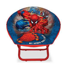 Marvel Spiderman Mini Saucer Chair Available In Multiple Characters Walmart Com In 2020 Saucer Chairs Spiderman Room Toddler Chair