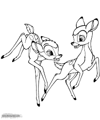 Bambi And Faline Bambi Disney Coloring Pages Coloring Pages Disney Tattoos