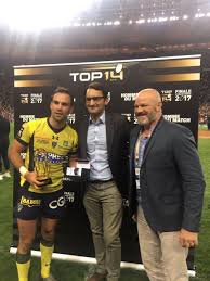 Finale top 14 2017;2018 co/montpellier. Top 14 Rugby On Twitter Top14 Finale Asmrct Morganparraoff Asmofficiel Elu Homme Du Match De La Finale