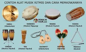 Alat musik harmonis ada banyak macamnya, nih. 8 Contoh Alat Musik Ritmis Dan Cara Memainkannya Penulis Cilik Musik Alat Rebana
