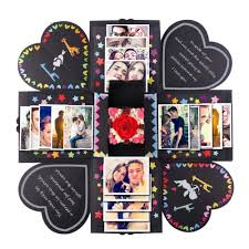 Diy Explosion Gift Box Exploding Gift Box Surprise Box Gift Anniversary Scrapbook