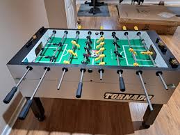 Tornado Tournament T-3000 Competition Foosball Table in Silver