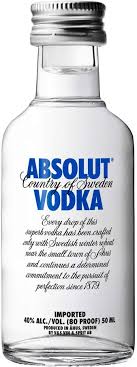 Absolut Vodka 50ml Buy Miniature Vodka Bottle In 2020 Absolut Vodka Vodka Absolut