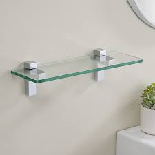 Ships free orders over $39. Kes Bathroom Shelf Glass Shelves For Bathroom Wall Mounted 8mm Extra Thick Tempered Glass With Polished Chrome Shelf Bracket Rectangular 35cm Bgs3201s35 Amazon Co Uk Diy Tools