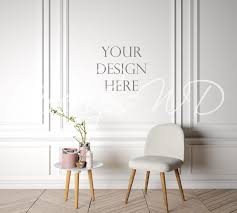 Scandinavian Mockup Minimal Interior Mockup Living Room Mockup Empty Wall Wall Mockup B Portfolio Design Layout Minimalism Interior Simple Interior Design