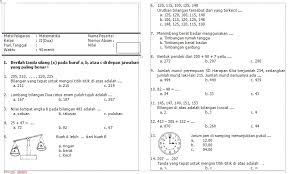 Soal uts matematika ini sudah dilengkapi dengan kunci jawaban. Latihan Soal Uas Matematika Kelas 2 Sd Semester 1 Study Newwolf