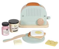toaster set aus holz mint ab 3 jahren mint spielzeug toaster