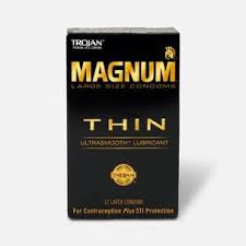 Amazon.Com: Trojan Magnum Ribbed Lubricated Large Size Condoms- 12 Count  (Pack Of 6) : Health & Household
