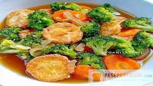 Cara Mudah Membuat Brokoli Tofu Saus Tiram Yang Nikmat Dan Lezat Recipe In 2021 Resep Masakan Resep Masakan Cina Resep