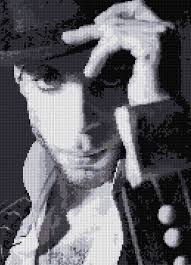 Designed in full cross stitch only. Embroidery Cross Stitch Black White Elvis Presley Digital Counted Cross Stitch Pattern Chart Crafts