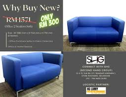 Contemporary hand painted white sideboard. Office 2 Seaters Sofa Home Furniture Furniture On Carousell