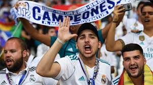 Soccer Fan Car Accessory Real Madrid License Plate Frame - Black 12.25x6.25 Inch Slim Design For Soccer Fans Real Madrid Fan License Plate Frame