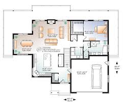 Zen Contemporain Bordure De Lac Chalet W3967 Maison Laprise Maisons Pre Usinees House Plans Ranch Style House Plans Floor Plans