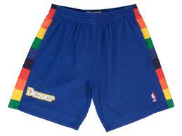 Denver nuggets mens performance shorts, running shorts and basketball shorts are stocked at display your spirit with officially licensed denver nuggets shorts in a variety of styles from the. Denver Nuggets Mitchell Ness Nba Men S Swingman Shorts Nba Clothing Basketball Shorts Mitchell Ness