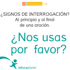 Ejemplos de signos de admiración. Signos De Exclamacion Y Pregunta Educaplanet Apps