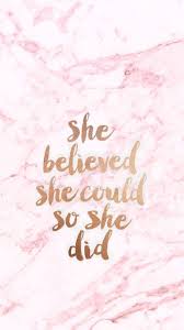 Believe in you because your voice is important, because your dreams matter, because there is only one you be yourself; Marble Rose Gold Wallpaper With Quotes Novocom Top