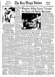 Posted by fast&fps on may 24th, 2020. From The Archives 1949 Berlin Blockade Ends The San Diego Union Tribune