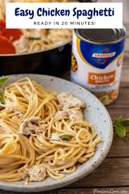 Easy Chicken Spaghetti Recipe Easy Chicken Spaghetti Chicken Spaghetti Easy Chicken