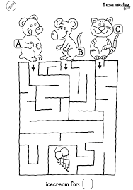 Ausmalbild Labyrinthe Fur Kinder I Love English Mini Labyrinth Eis Kostenlo In 2020 Labyrinthe Fur Kinder Kinderratsel Zum Ausdrucken Arbeitsblatter Zum Ausdrucken