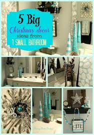 Big Christmas Decor Ideas From 1 Small Bathroom Christmas Decorations Christmas Decor Diy Christmas Diy