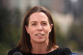 AFL PREMIERSHIP CUP 2022 BRISBANE, AFL Queensland CEO Trisha Squires and  Former Brisbane AFL player