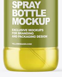 ✓ free for commercial use ✓ high quality images. Color Liquid Spray Bottle Mockup In Bottle Mockups On Yellow Images Object Mockups