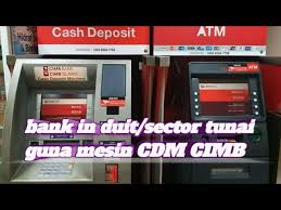 This service is only available for cimb bank and cimb islamic current/savings customers. Bank In Duit Di Cimb Cdm Cash Deposit Youtube