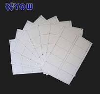 A4 Size 2X5 Dual Frequency 13.56MHz and 125kHz Combine RFID Card Inlay Sheet