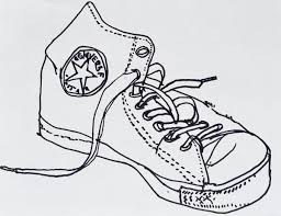 To Learn To Draw Start With Your Shoe Learn To Draw Blind Contour Drawing Contour Drawing