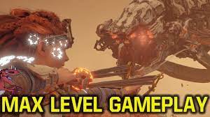 Horizon Zero Dawn Gameplay Max Level Best Weapons Best Armor Horizon Zero Dawn Max Level Youtube