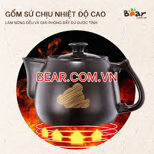 Ấm sắc thuốc gốm sứ tự động 3L Bear JYH-A30A1 - BEAR.com.vn
