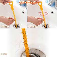 Before replacing the stopper, run some water to see if that fixes the clog. Buy Yoleto 6 Pack Drain Clog Remover Unclog Shower Bathtub Sink Cleaner Stick Tool Hair Catcher 20 Inch Orange Online In Vietnam B08krghvx5