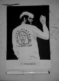 Pewdiepie Fan Art Fanart Pewdiepie Drawing Ink Inkart Felixkjellberg Art Pewdiepie Fan Art Fan Art Drawing Marzia And Felix