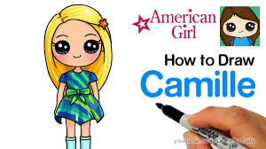How To Draw Camille Easy American Girl Doll Welliewishers Cute Drawings Kawaii Girl Drawings Draw So Cute People