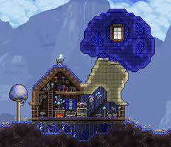 Truffle S House Made With Chad S Furniture Mod And Jenosis Furniture Food And Fun Mod Terraria House Design Terraria House Ideas Terrarium Base