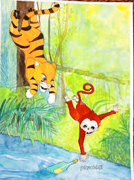 Tiger Pinselstift Kreativ Blog Uber Aquarell Zeichnen Und Diy Geschenke