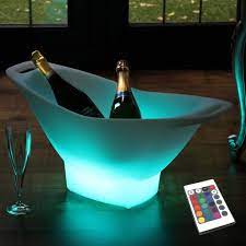 Get it as soon as tue, may 11. Large Led Ice Bucket Light Up Champagne Wine Cooler Colour Changing Pk Green Uk