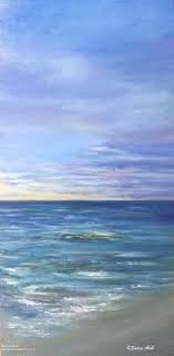 Breaking Through By Susan Abell Oil 12 X 24 Inspired By An Early Morning Beach Walk Ocean Landscape Painting Coastal Painting Contemporary Landscape Painting
