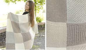 This knit pouf not only perks up your room, it also gives you the perfect place to this throw will be used often in an active modern family and can be easily refreshed by machine washing and drying. Comfort Knitted Patch Blanket Free Knitting Pattern
