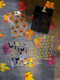 Limited Edition Fall 4x6 Clipboard Photo Frame Halloween Etsy In 2020 Small Notepad Best Photo Frames Etsy