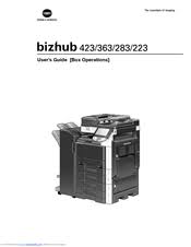Download the latest version of the konica minolta bizhub 210 driver for your computer's operating system. Konica Minolta Bizhub 283 Manuals Manualslib
