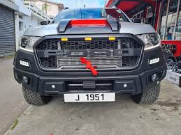 Front Bumper And Grill Installed On Ford Ranger Wildtrak 2020 Ford Ranger Wildtrak Ford Ranger Bumpers