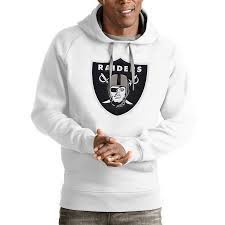 Oakland raiders inspired hoodies sweatshirt boost your passionate oakland raiders pride this team with this oakland raiders hoodie 3d printed logo by our design team ! Las Vegas Raiders Antigua Victory Pullover Hoodie White